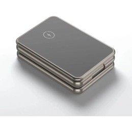 Swissten bezdrátová hliníková nabíječka al1 šedá (kompatibilní s magsafe)