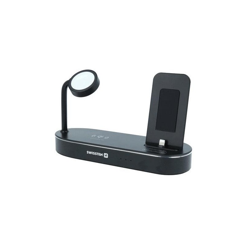 Swissten bezdrátová nabíječka 4v1 mfi (kompatibilní s magsafe)