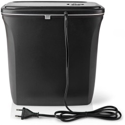 POŠKOZENÝ OBAL - NEDIS skartovačka PASH120BKA4/ formát A4/ velikost řezu 4x30mm/ stupeň utajení (DIN) 4/ objem nádoby 12 l/ če..