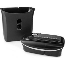 POŠKOZENÝ OBAL - NEDIS skartovačka PASH120BKA4/ formát A4/ velikost řezu 4x30mm/ stupeň utajení (DIN) 4/ objem nádoby 12 l/ če..