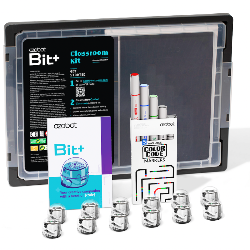 Ozobot Bit+ školní sada, 12 ks