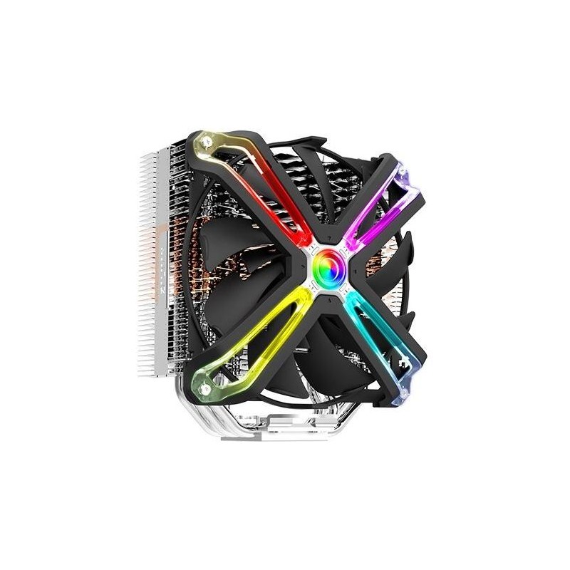 POŠKOZENÝ OBAL - Zalman chladič CPU CNPS17X / 140mm RGB ventilátor / heatpipe / PWM / výška 160mm / pro AMD i Intel