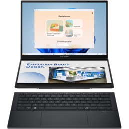 ASUS Zenbook Duo/ Core Ultra 9 285H/ 32GB/ 1TB SSD/ Intel Arc/ 14"WQXGA+,120Hz,touch/ W11P/ šedý