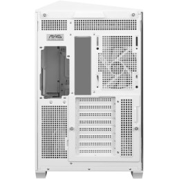 POŠKOZENÝ OBAL - MSI skříň MAG PANO 100R PZ White/ bez zdroje/ levé a přední sklo/ 4x 120 mm A-RGB fan/ 1x USB-C/ 1x USB3.2/ b..