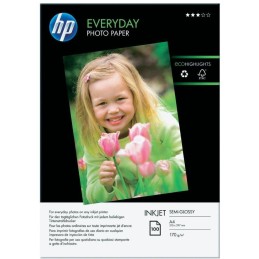 HP Everyday Glossy Photo Paper-100 sht/A4/210 x 297 mm, 200 g/m2, Q2510A