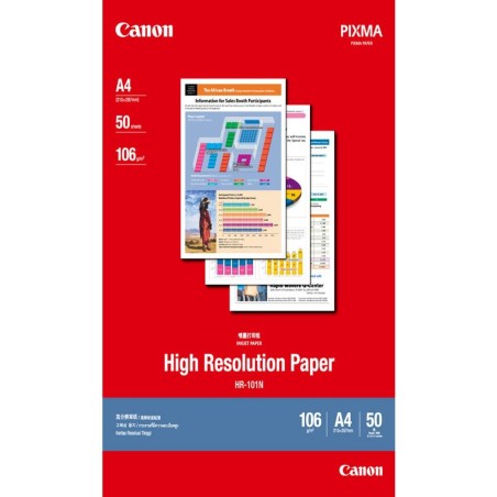 Canon fotopapír HR-101/ A4/ High resolution/ 50ks