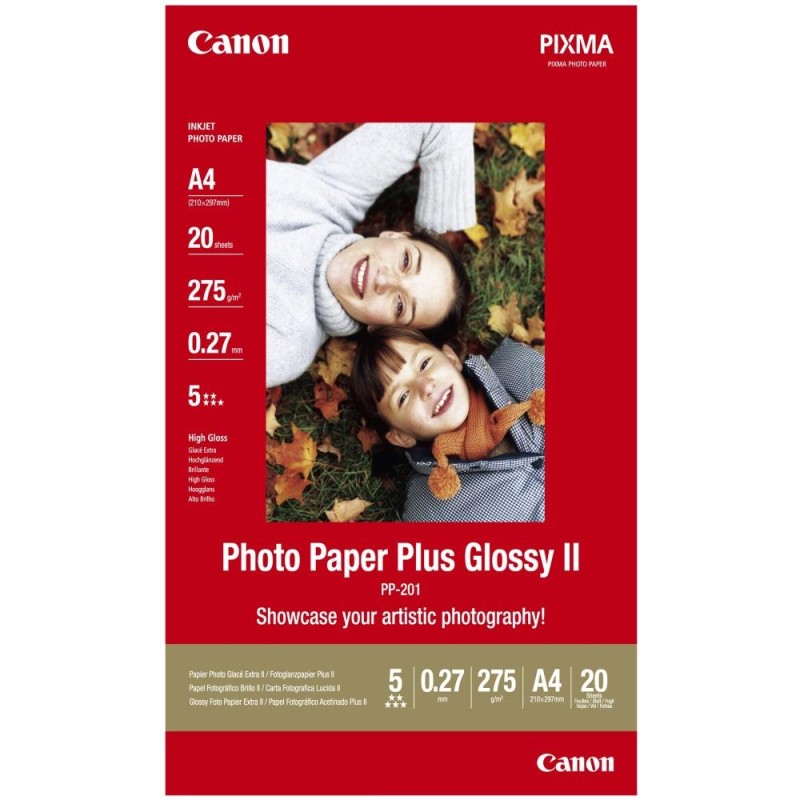 Canon fotopapír PP-201/ A4/ Lesklý/ 20ks