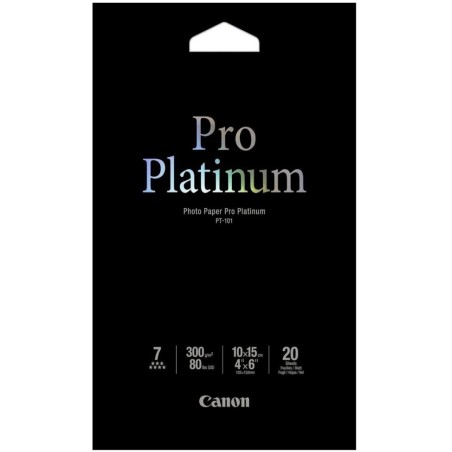 Canon fotopapír PT-101/ 10x15cm/ Lesklý/ Pro Platinum/ 20ks
