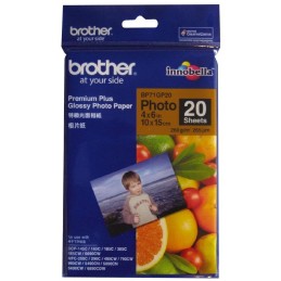 BROTHER fotopapír BP71GP20/ 10x15cm/ Premium Glossy/ 260g/ 20 listů