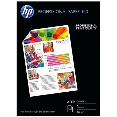 HP Professional Laser Photo Paper, Glossy, A4, 150 listů, 150 g/m2