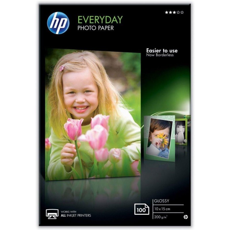 HP Everyday Glossy Photo Paper, 100 listů/10 x 15 cm