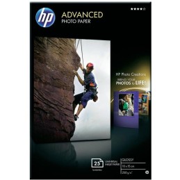 HP Lesklý fotografický papír Advanced Glossy Photo Paper - 25 listů, 10 x 15 cm, pro tisk bez okrajů