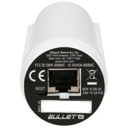Ubiquiti B-DB-AC airMAX AC Bullet  [Dual-Band AC], 802.11ac, PoE, N-type Male
