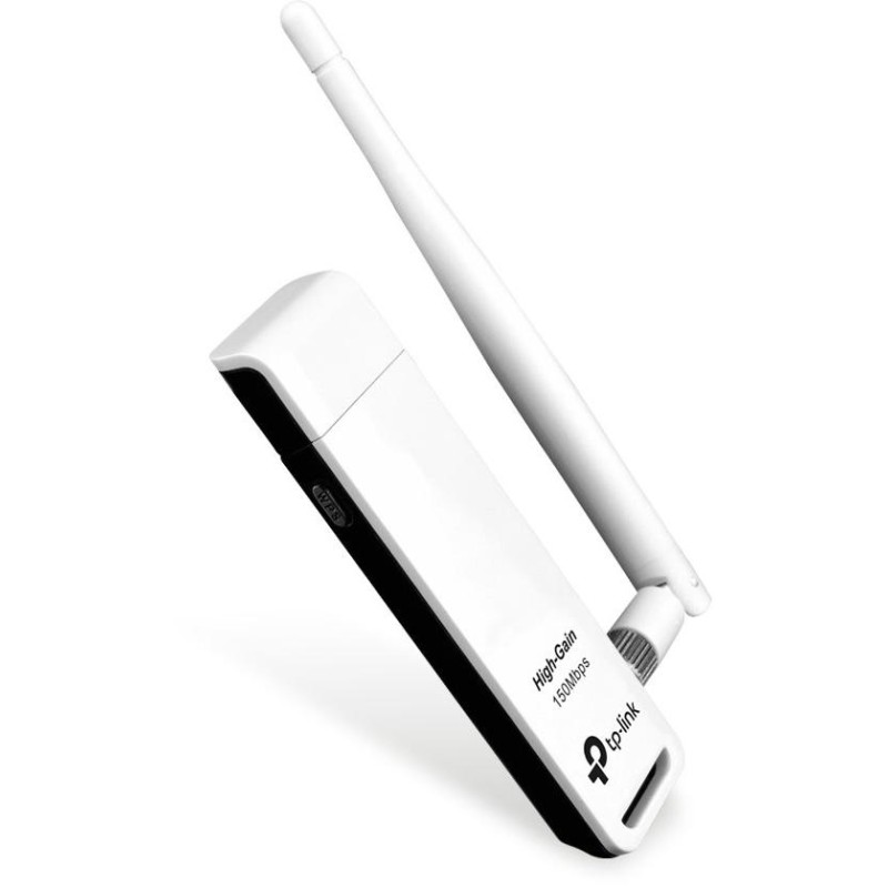 TP-Link TL-WN722N/ bezdrátový USB adapter/ RSMA externí antena 150 Mbps