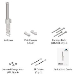 Ubiquiti Všesměrová anténa 5GHz, zisk 10 dBi, úhel 360°, MIMO2x2, 2x RSMA