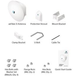 Ubiquiti AirFiber Dish 23dBi pro jednotku AirFiber 5XHD, 5 GHz, slant 45°, 38cm parabola