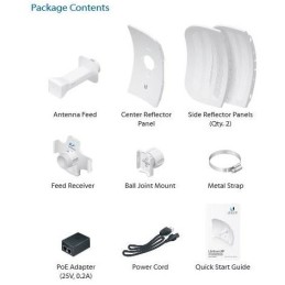 Ubiquiti LiteBeam M5 23 - AP/client 5GHz, anténa 23dBi SISO, airMAX, 1x RJ45, PoE 25V