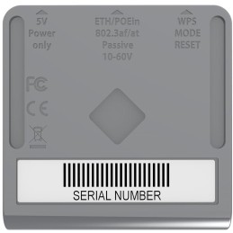 MikroTik RouterBOARD RBmAPL-2nD, mAP lite, ROS L4, 1xLAN, plast. krabice, napájecí adaptér