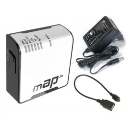MikroTik RBmAP2nD, 2x LAN PoE+ in/out, 2,4 GHz Wi-FI 4, L4
