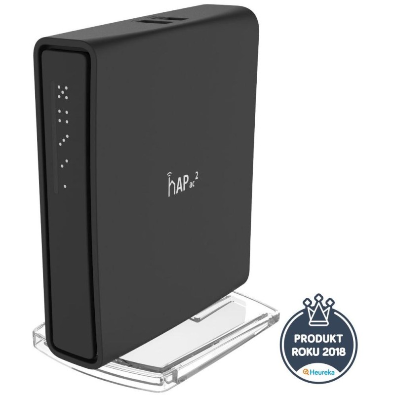 MikroTik RBD52G-5HacD2HnD-TC, hAP ac2, 5x GbE, 2.4+5Ghz Wi-Fi 5, USB, PSU, L4
