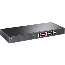 TP-Link TL-SL1218MP - 16-portový 10/100Mb/s + 2-portový gigabitový Unmanaged PoE Switch