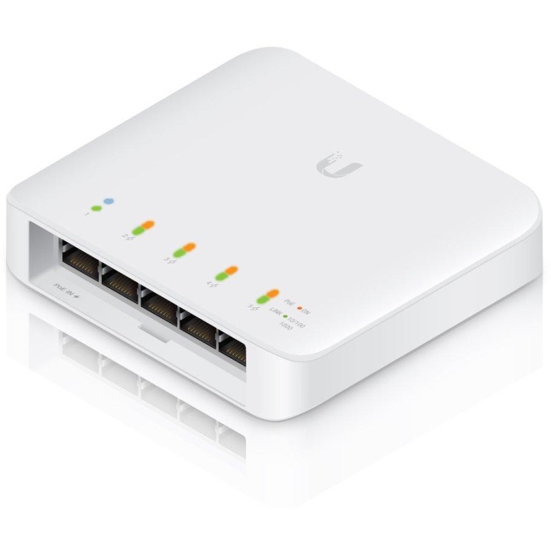 Ubiquiti UniFi Switch Flex - 5x GbE, 1x PoE++ In, 4x PoE Out, venkovní