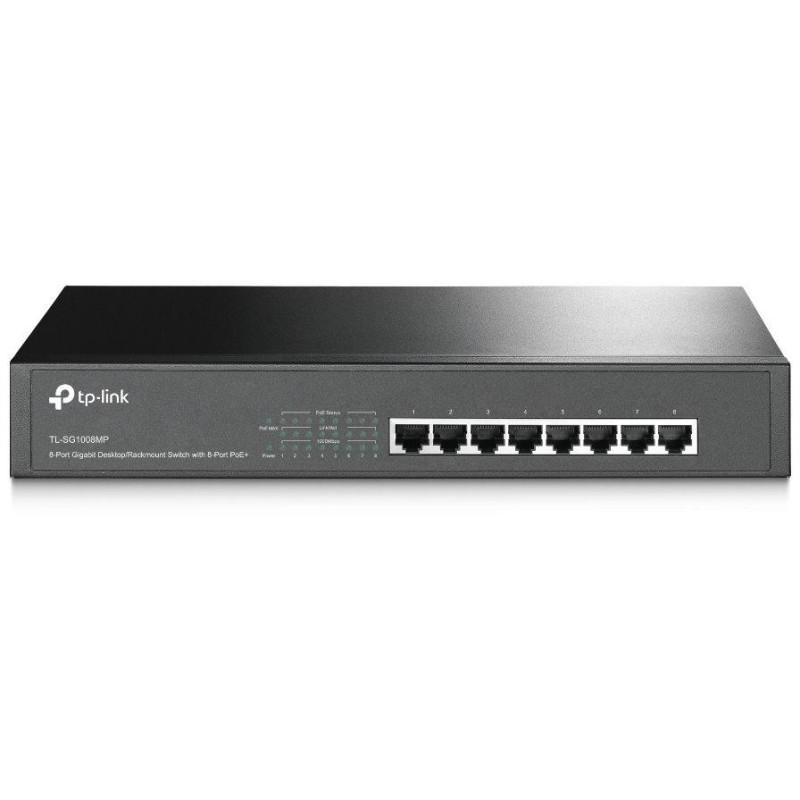 TP-Link TL-SG1008MP - 8-portový gigabitový stolní Switch s 8-portovým PoE +