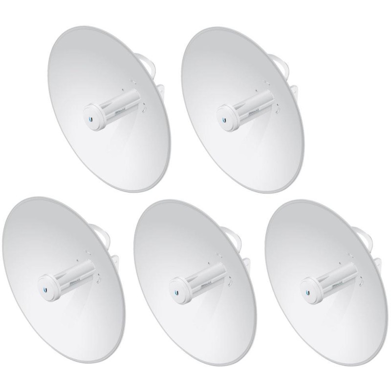 Ubiquiti PowerBeam 5AC Gen2 - AP/client 5GHz, anténa 25dBi MIMO2x2, airMAX AC, 1x Gbit RJ45, PoE 24V - sada 5ks