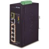 Planet IGS-614HPT Průmyslový PoE Switch 5x 1000Base-T, 1x SFP, 4x PoE 802.3at, -40~+75°C, 12-56VDC, dual-power, DIN