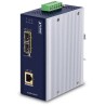 Konwerter Planet IGUP-1205AT PoE++ 802.3bt, 1x 1000Base-T, 2x SFP 100/1000Base-X, podwójne zasilanie 12-56 V DC, od -40 do 75 st