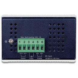 Planet IGUP-1205AT PoE++ konvertor 802.3bt, 1x 1000Base-T, 2x SFP 100/1000Base-X, dual power 12-56VDC, -40 až 75st.