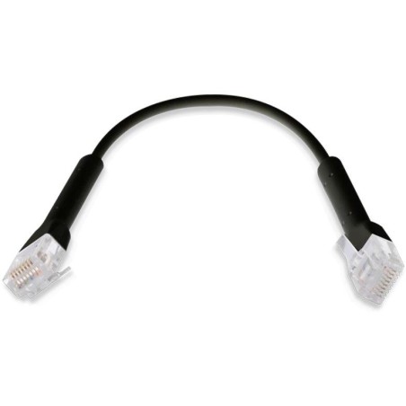 Ubiquiti UniFi Ethernet Patch Kabel - délka 0,1m, Cat6, černý