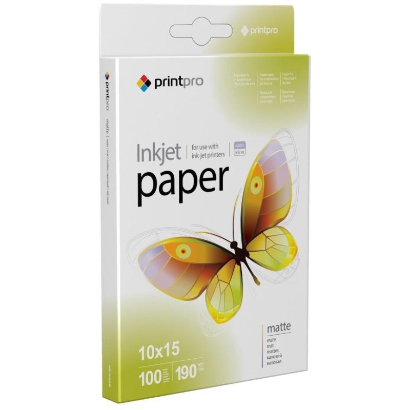 Colorway fotopapír Print Pro matný 190g/m2/ 10x15/ 100 listů