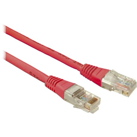 Solarix patch kabel CAT6 UTP PVC 2m červený non-snag-proof C6-114RD-2MB