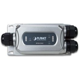 Planet průmyslový PoE/LAN extender, 1xPoE-in, 2xPoE-out 60W, 802.3bt/at/af, Gigabit, -40~75°C, IP67