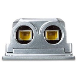 Planet průmyslový PoE/LAN extender, 1xPoE-in, 2xPoE-out 60W, 802.3bt/at/af, Gigabit, -40~75°C, IP67