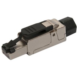 Solarix konektor průmyslový univerzální RJ45 CAT6A STP samořezný SXRJ45-6A-STP-BK-SA