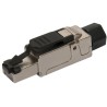 Solarix industrial connector universal RJ45 CAT6A STP self-tapping SXRJ45-6A-STP-BK-SA