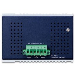 Planet IGS-1020PTF-12V Průmyslový L2 PoE switch, 8x1Gb + 2xSFP, 802.3at 30/240W, IP30, -40~+75°C, 12-56VDC
