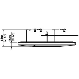 UNV zápustný adaptér pro montáž ř. IPC323x do podhledu