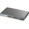 Zyxel GS1350-26HP 26-Port Smart Managed CCTV PoE-Switch, große Reichweite, 375 W, 24 x GbE, 2 x Combo RJ45/SFP