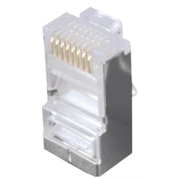 Solarix konektor RJ45 CAT5E STP 8p8c stíněný neskládaný na licnu KRJ45/5SH