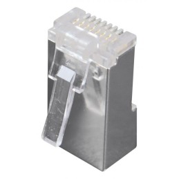 Solarix konektor RJ45 CAT5E STP 8p8c stíněný neskládaný na licnu KRJ45/5SH