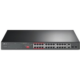 TP-Link TL-SL1226P - 26-portový Switch PoE+ s 24 porty 10/100 Mbit/s a 2 gigabitovými porty + 2 SFP porty