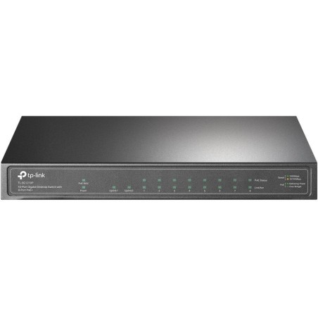 TP-Link TL-SG1210P - 10-portový Switch PoE+ s 8 gigabitovými porty POE+ a 1 gigabitový port + 1 SFP port