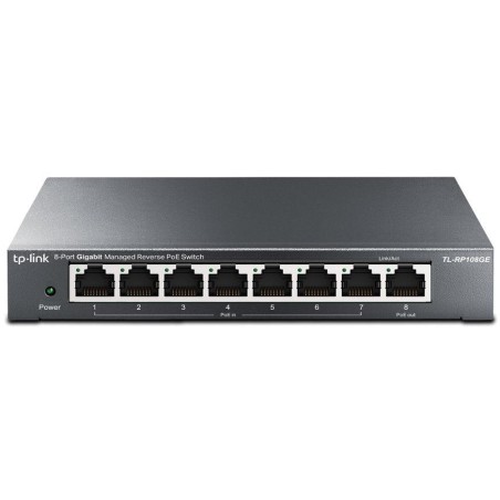TP-Link TL-RP108GE - PoE Reversní Switch s 8 gigabitovými porty