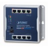 Planét priemyselný plochý switch 8x 1Gb, 4x PoE 30/60W, 48-56V, IP30, -20/60st, fanless