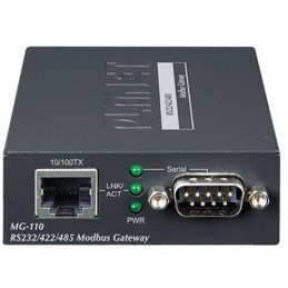 Planet MODBUS brána RS-422/485 na IP, 1x COM, 100Base-TX, RTU/ACSII, -10~+60°C
