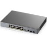 Zyxel GS1350-18HP 18-Port Smart Managed CCTV PoE-Switch, große Reichweite, 250 W, 16 x GbE, 2 x Combo RJ45/SFP