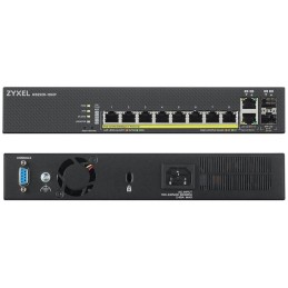 ZyXEL GS2220-10HP 8-port GbE L2 PoE switch, GbE Uplink, NCC Pro pack licence na 1 rok